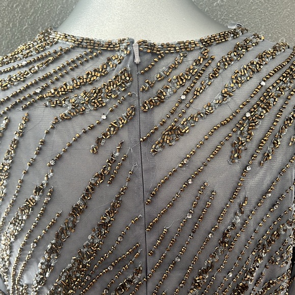 MAC DUGGAL Long Sleeve Beaded Column Gown 5240 NWT - Picture 8 of 17